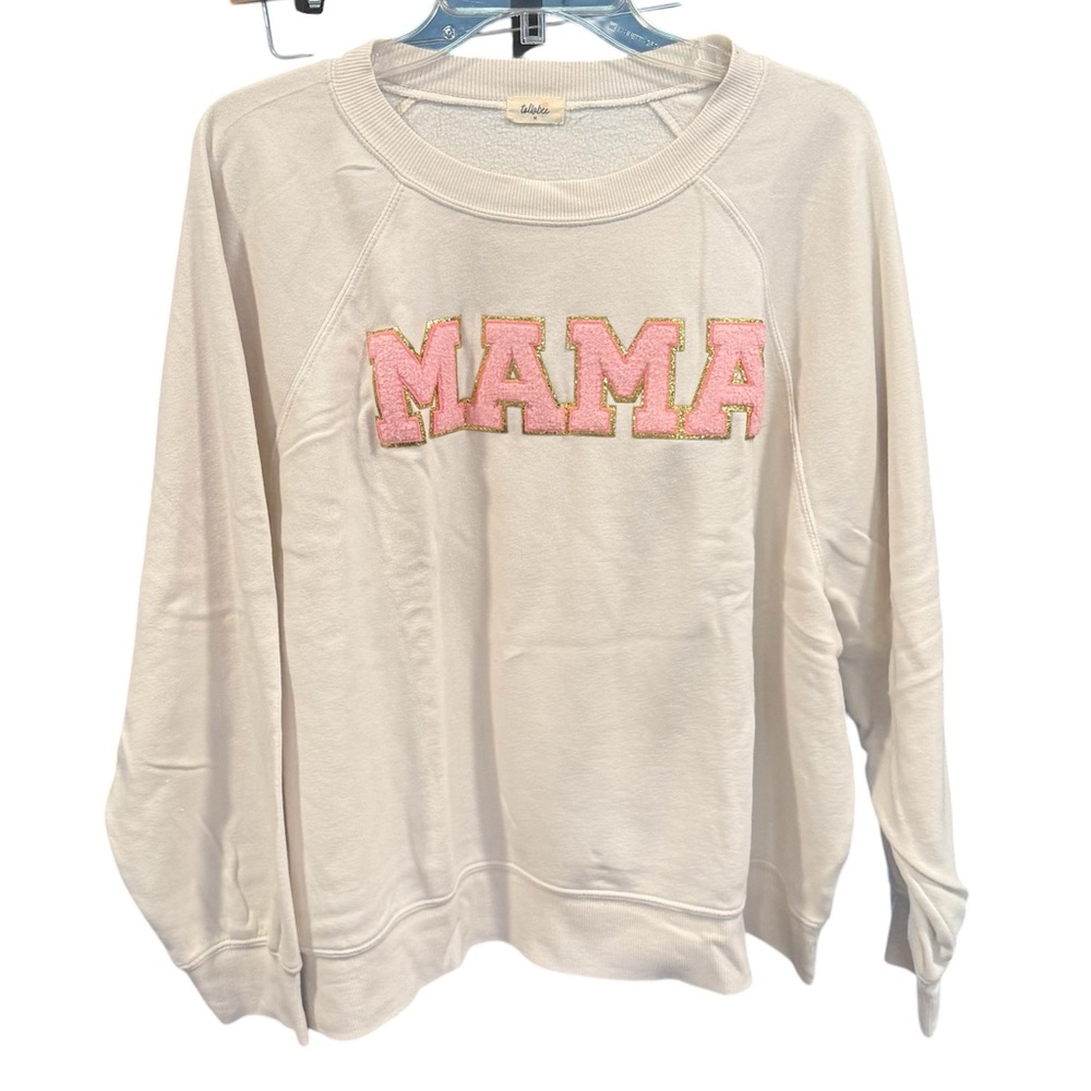 Tullabee Mama Crew Neck Sweatshirt, size Medium